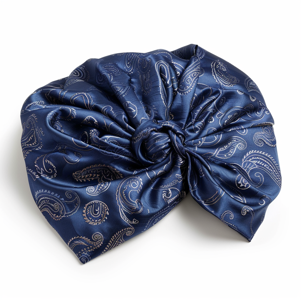 Royal Paisley Silk Turban